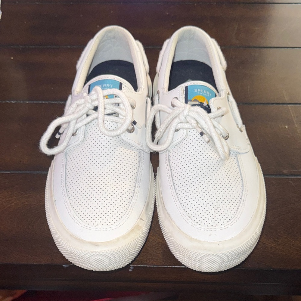 Sperry Top-Sider Perforated Sneakers with Laces - Picture 4 of 10